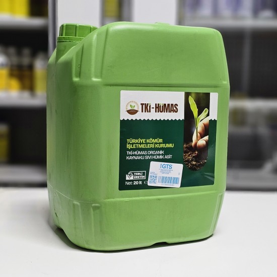 Tki Humas Hümik ve Fulvik Asit İçeren Organik Toprak Düzenleyici 20 Litre Tki Humas Hümik ve Fulvik Asit İçeren Organik Toprak Düzenleyici 20 Litre