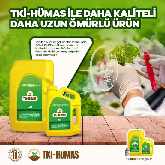 Tki Humas Hümik ve Fulvik Asit İçeren Organik Toprak Düzenleyici 20 Litre Tki Humas Hümik ve Fulvik Asit İçeren Organik Toprak Düzenleyici 20 Litre