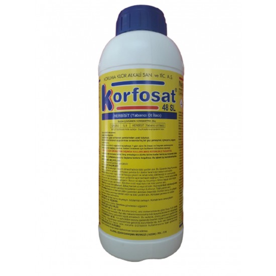 Korfasat 48 SL Yabancı Ot İlacı Total Herbisit Yeşil Kurutan 1 Litre Korfasat 48 SL Yabancı Ot İlacı Total Herbisit Yeşil Kurutan 1 Litre