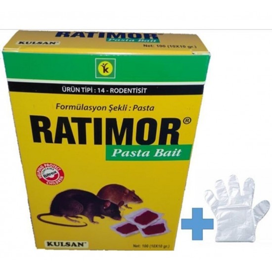 Ratimor Pasta Bait Hazır Fare Yemi 100 Gram Ratimor Pasta Bait Hazır Fare Yemi 100 Gram
