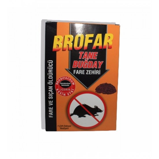 Brofar Tane Buğday Fare Zehiri 200 Gram Brofar Tane Buğday Fare Zehiri 200 Gram