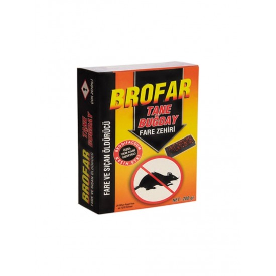 Brofar Tane Buğday Fare Zehiri 200 Gram Brofar Tane Buğday Fare Zehiri 200 Gram