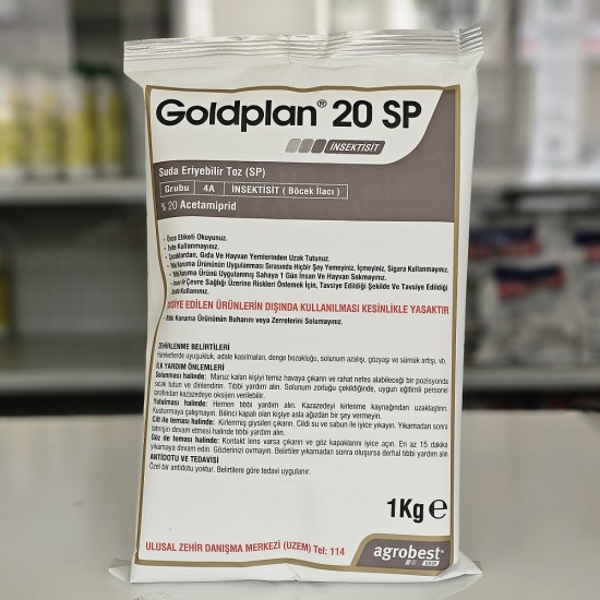 GOLDPLAN 20 SP Kokusuz, Unlu Bit, Yaprak Biti, Piresi, Kezbi, Sinek, Böcek Temizleyici 1000 gr