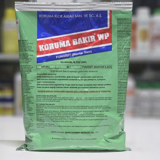 Koruma Bakır WP Fungusit Mantar ilacı 800 Gram Koruma Bakır WP Fungusit Mantar ilacı 800 Gram