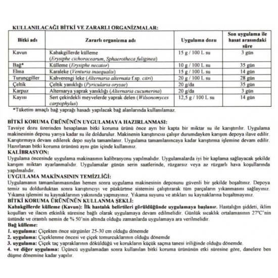 Fizion WG 50 Külleme Karaleke Çil ilacı 150 Gram Fizion WG 50 Külleme Karaleke Çil ilacı 150 Gram